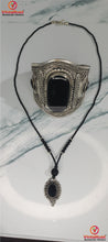 Load image into Gallery viewer, Black Friday Bohemian Black Onyx-Style Pendant Necklace and Cuff
