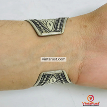 Load image into Gallery viewer, Lapis Lazuli Natural Gemstone Cuff Bracelet
