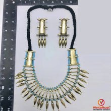 Load image into Gallery viewer, Ethnic Handmade Necklace With Earrings  Jewelry Set
