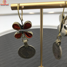 Load image into Gallery viewer, Handmade Coins Vintage Earrings
