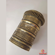 Load image into Gallery viewer, Handmade Golden Vintage Boho Handcuff Bracelet
