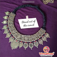 Load image into Gallery viewer, Handmade Gold Coins Chokers And Earrings with Jewelry Set
