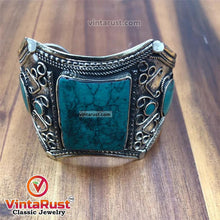 Load image into Gallery viewer, Vintage Kuchi Cuff Boho Ethnic Bracelet
