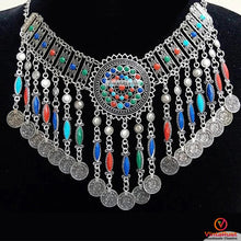 Load image into Gallery viewer, Multi Beads Necklace Set With Earrings
