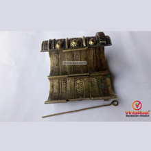Load image into Gallery viewer, Handmade Golden Vintage Boho Handcuff Bracelet
