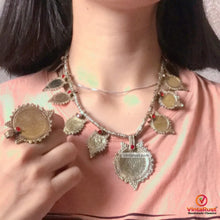 Load image into Gallery viewer, Antique Coins Necklace with earrings and ring Jewellery Set
