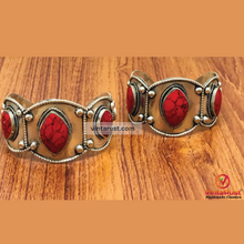 Load image into Gallery viewer, Red Coral Stone Handmade Bracelet

