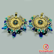 Load image into Gallery viewer, Unique Multicolor Big Massive Hasli Earrings
