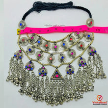 Load image into Gallery viewer, Vintage Choker Necklace With Long Bells and Earrings
