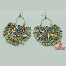 Load image into Gallery viewer, Multi color Stylish Hoop Earrings
