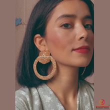 Load image into Gallery viewer, Handmade Big Hoop Earrings
