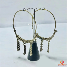 Load image into Gallery viewer, Big Vintage Hoop Earrings With Bells
