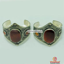 Load image into Gallery viewer, Carnelian Stone Lightweight Handcuff Bracelet

