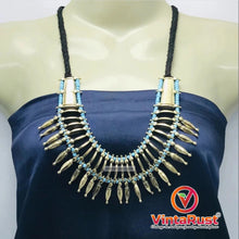 Load image into Gallery viewer, Ethnic Handmade Necklace With Earrings  Jewelry Set
