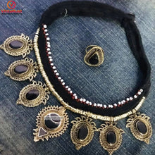 Load image into Gallery viewer, Tribal Unique Stone Jewelry Set
