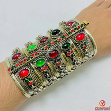 Load image into Gallery viewer, Handmade Tribal Boho Handcuff Bracelet
