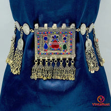 Load image into Gallery viewer, Vintage Kuchi Coins Belt,Tribal Gypsy Belly Belt
