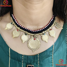 Load image into Gallery viewer, Handmade Vintage Coins Choker Necklace
