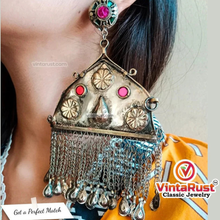 Load image into Gallery viewer, Vintage Kuchi Massive Earrings
