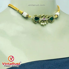 Load image into Gallery viewer, Statement Choker Necklace With Earrings
