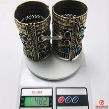 Load image into Gallery viewer, Big Massive Gypsy Vintage Cuff Bracelet
