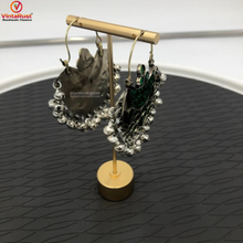 Load image into Gallery viewer, Tribal Green Glass Stones Earrings
