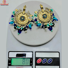 Load image into Gallery viewer, Unique Multicolor Big Massive Hasli Earrings
