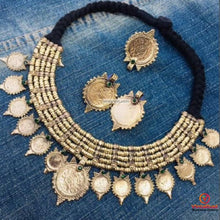 Load image into Gallery viewer, Vintage Tribal Coins Jewelry Set
