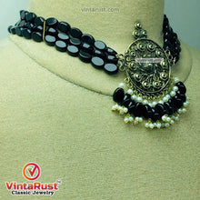 Load image into Gallery viewer, Beaded  Boho With Metal Motif Jewelry Set
