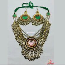 Load image into Gallery viewer, Handmade Afghan Necklace and Earrings
