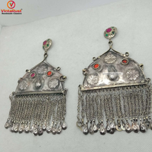 Load image into Gallery viewer, Vintage Kuchi Massive Earrings
