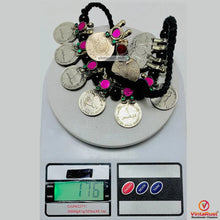 Load image into Gallery viewer, Vintage Coins Antique With Glass Stones jewelry set
