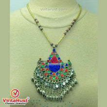 Load image into Gallery viewer, Tribal Kuchi Necklace With Jewellery Set
