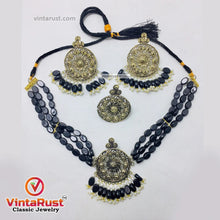 Load image into Gallery viewer, Beaded  Boho With Metal Motif Jewelry Set
