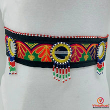 Load image into Gallery viewer, Afghan Handmade Embroidered Work Belt, Mirrors Beads
