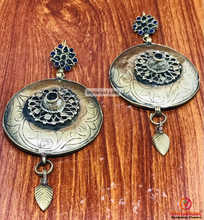 Load image into Gallery viewer, Turkmen Vintage Massive Dangle Earrings
