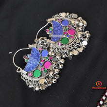 Load image into Gallery viewer, Multicolor Choker Necklace and Earrings  Jewelry Set
