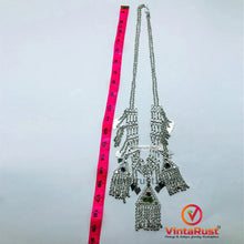 Load image into Gallery viewer, Tribal SIlver Kuchi Pendant Belly Chain Belt
