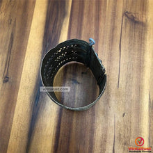 Load image into Gallery viewer, Tribal Vintage Glass Stone Boho Handcuff Bracelet
