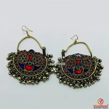 Load image into Gallery viewer, Antique Handmade Hoop Earrings
