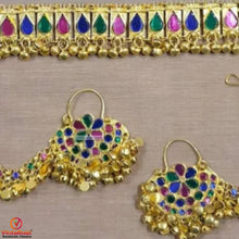 Load image into Gallery viewer, Tribal Kuchi Handmade Jewelry Set
