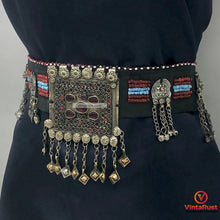 Load image into Gallery viewer, Kuchi Belly Belt With Big Pendant and Vintage Coins
