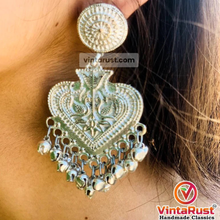 Load image into Gallery viewer, Ethnic Handmade Silver Tone Dangle Earrings
