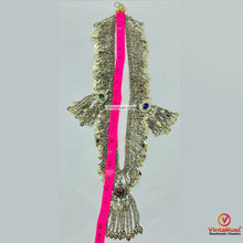 Load image into Gallery viewer, Tribal Silver Kuchi Belly Belt With Dangling Tassels
