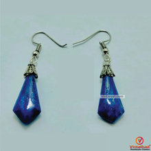Load image into Gallery viewer, Lapis Lazuli Gemstone Dangle Earrings
