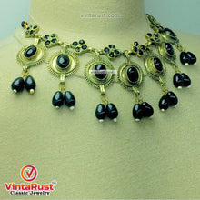 Load image into Gallery viewer, Handmade Choker Necklace With Earrings
