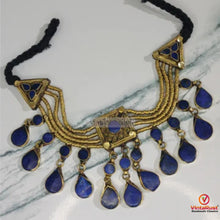 Load image into Gallery viewer, Black Friday Vintage Style Boho Stone Choker Necklace and Cuff
