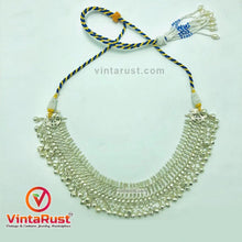 Load image into Gallery viewer, Silver Kuchi Vintage Bells Choker Necklace
