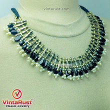 Load image into Gallery viewer, Beads and Pearls Kuchi Jewelry Set

