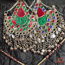 Load image into Gallery viewer, Tribal Kuchi Necklace With Jewellery Set
